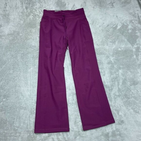 32 Degrees Cool Active Flare Pant Large Purple Lightweight Stretchy d0423 - Picture 1 of 6
